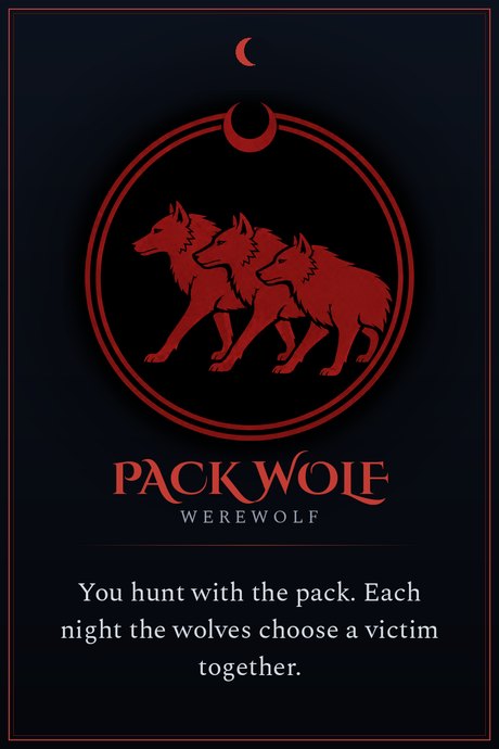 Pack Wolf role card