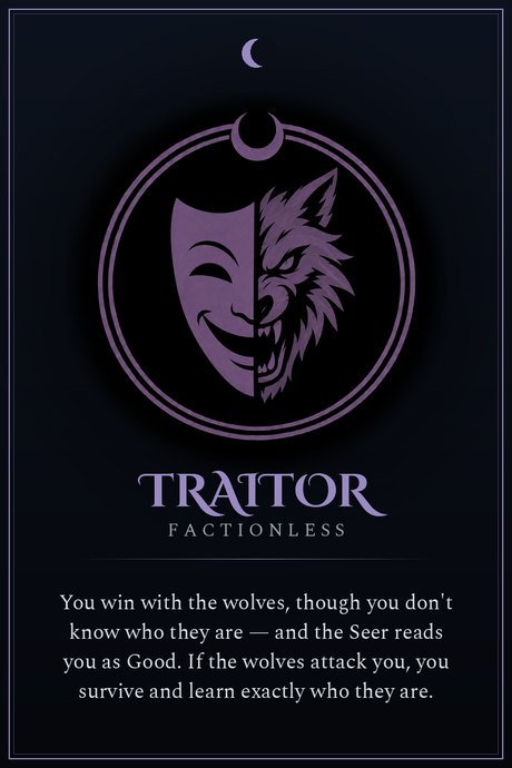 Traitor role card