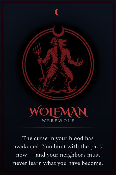 Wolfman role card